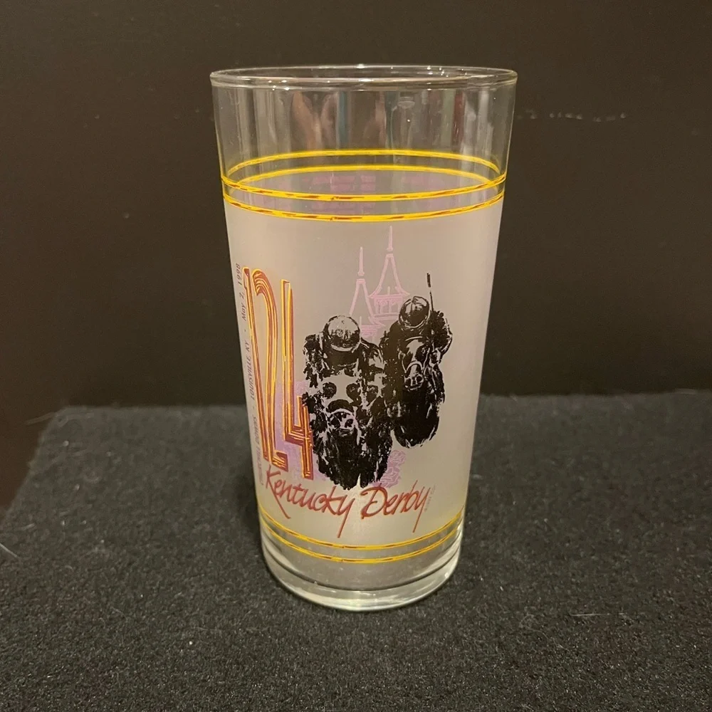 Vintage 124th Kentucky Derby Racing 12 oz. Glass